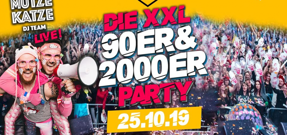 Die XXL 90er & 2000er Party mit MÜTZE KATZE DJ Team