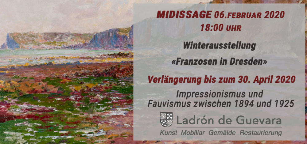 Midissage der Winterausstellung «Franzosen in Dresden»