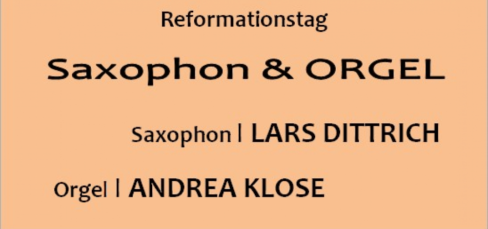 Saxofon und Orgel